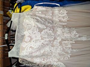 David's Bridal Flower Girl Wedding Dress Size 14 Girls